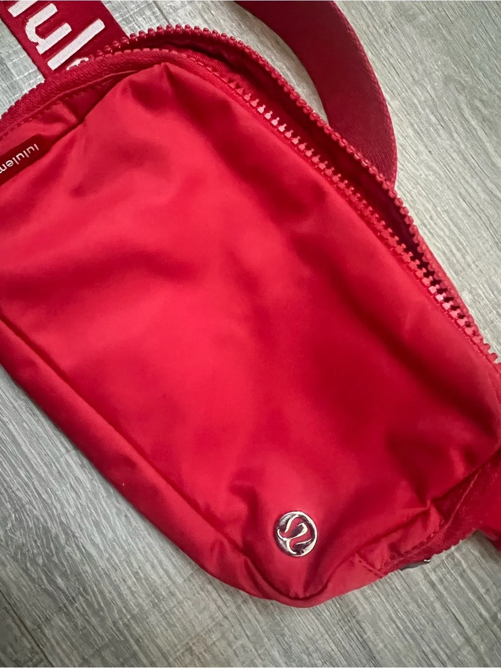 EUC Lululemon Red Everywhere Belt Bag - Employee Edition